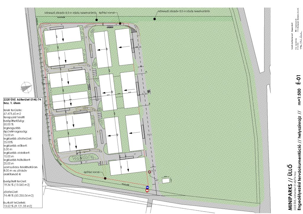 csarnoktervek - Miniparks Üllő